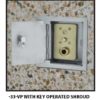 hose bib with key shroud