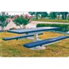 Pedestal picnic table