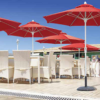 Red Market Umbrella