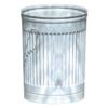 31 Gallon Galvanized Steel Trash Can
