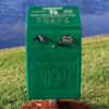 Green with white lettering valet