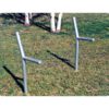 Stationary bench frame