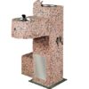 drinking fountain with child step