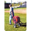 Hose Storage Cart being pulled by hand
