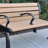 Landmark Series Bench with center arm