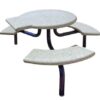 Round Table with Metal Legs