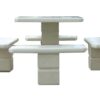 Square Table with Four Seats