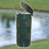 Metal Pet Trash Receptacle
