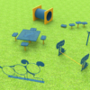 Meduim Dog Park Kit-0