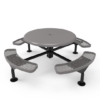 Solid Top Round Nexus Pedestal Table-0