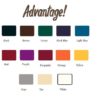 Color options for table