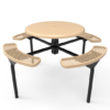 Solid Top Round Nexus Pedestal Table-2590