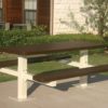 Rectangular Double Pedestal Table-0